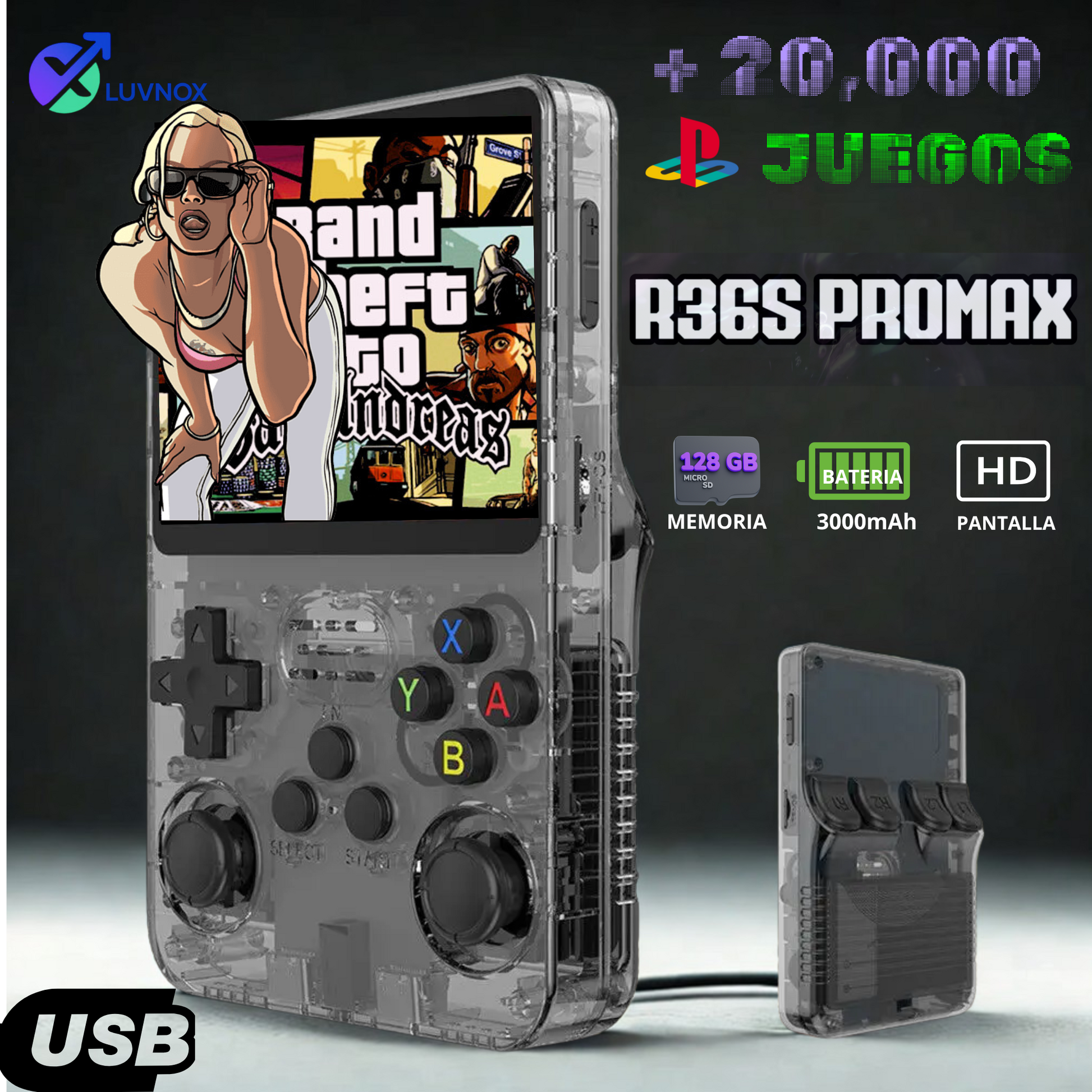CONSOLA R36S PROMAX