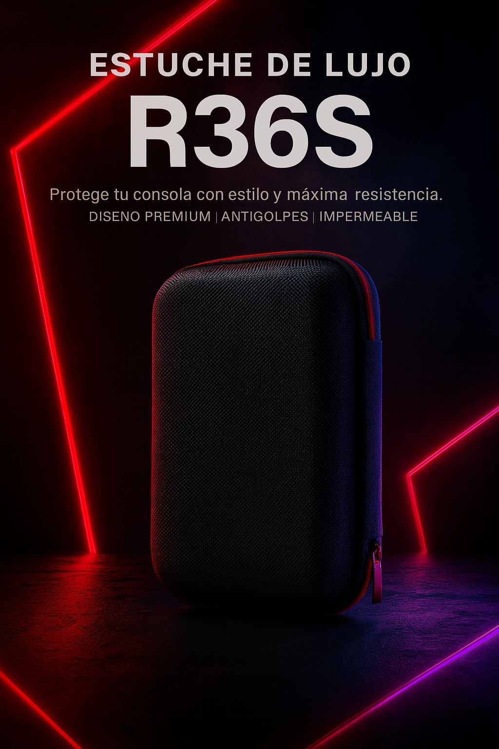 Glass+Bag for R36S/R35S Screen Protector Tempered Glass Film & Portable Storage Case R36S Console Protector Accessories Set