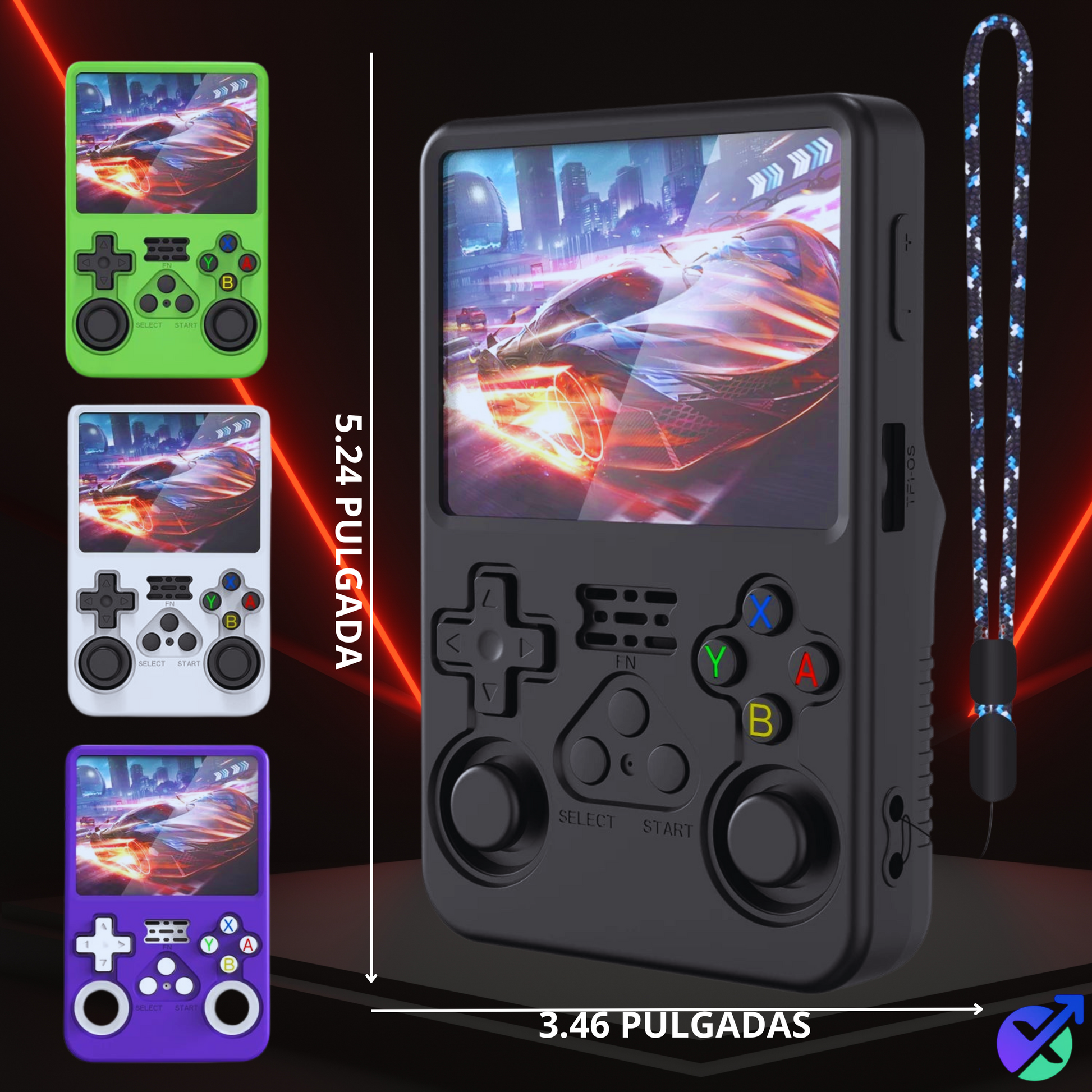 Soft Silicone Rubber Skin Cover for R36S Retro Handheld Game Console, Back Protective Case for R36S Protector Accessories